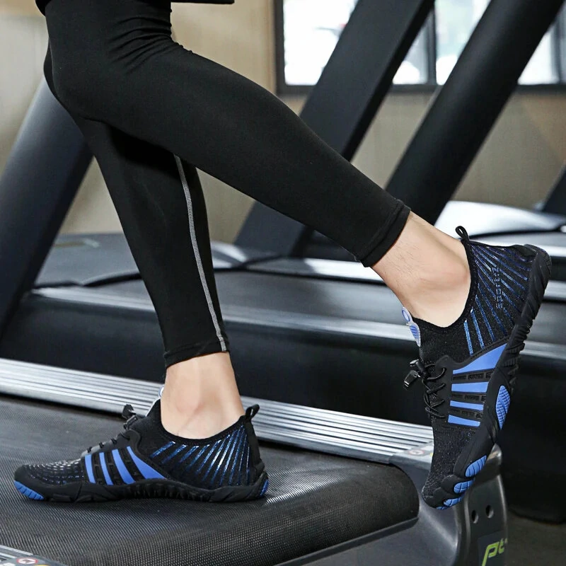 (image for) TENGOO Beach Wading Sandal Five Fingers Barefoot Design Soft Breathable Surf Fishing Fitness Water Sports Shoes